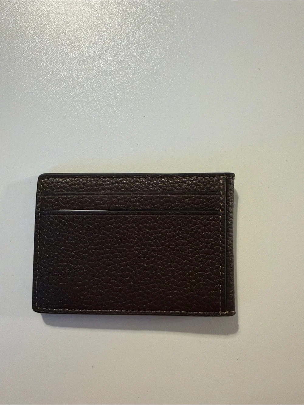 Coach Black Pebbled Leather Bifold Wallet